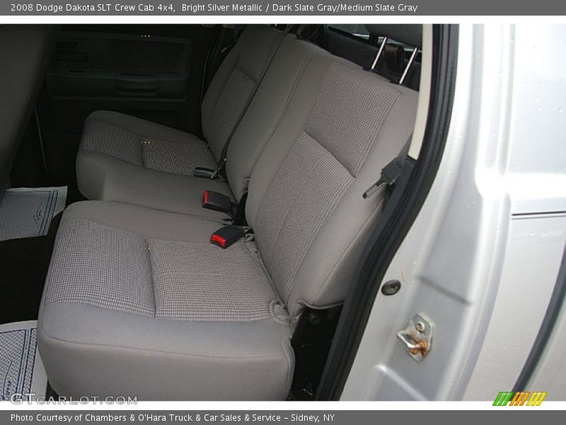 Bright Silver Metallic / Dark Slate Gray/Medium Slate Gray 2008 Dodge Dakota SLT Crew Cab 4x4
