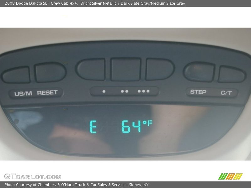 Bright Silver Metallic / Dark Slate Gray/Medium Slate Gray 2008 Dodge Dakota SLT Crew Cab 4x4