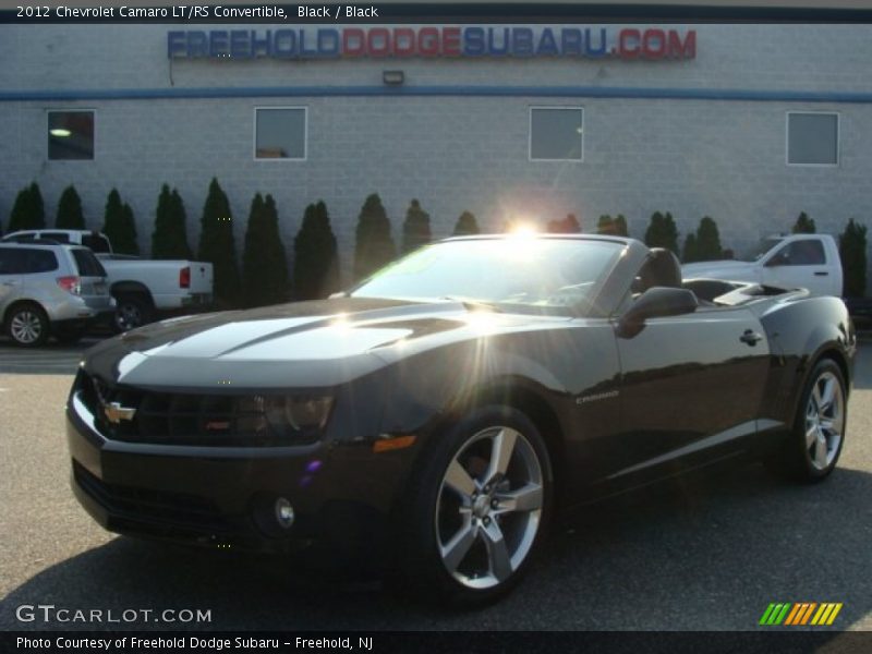 Black / Black 2012 Chevrolet Camaro LT/RS Convertible