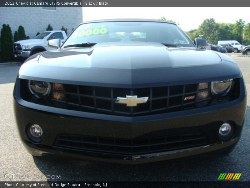 Black / Black 2012 Chevrolet Camaro LT/RS Convertible