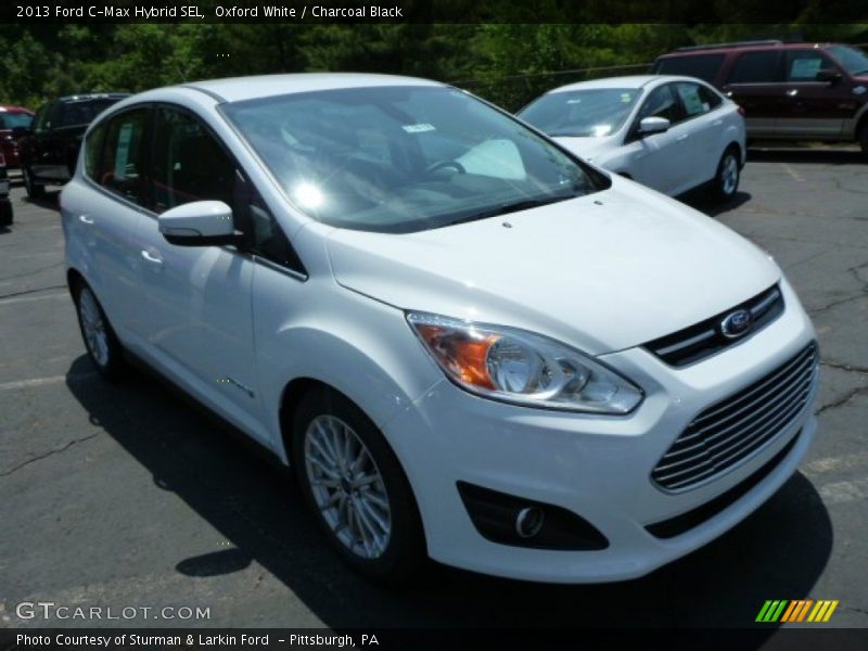 Oxford White / Charcoal Black 2013 Ford C-Max Hybrid SEL