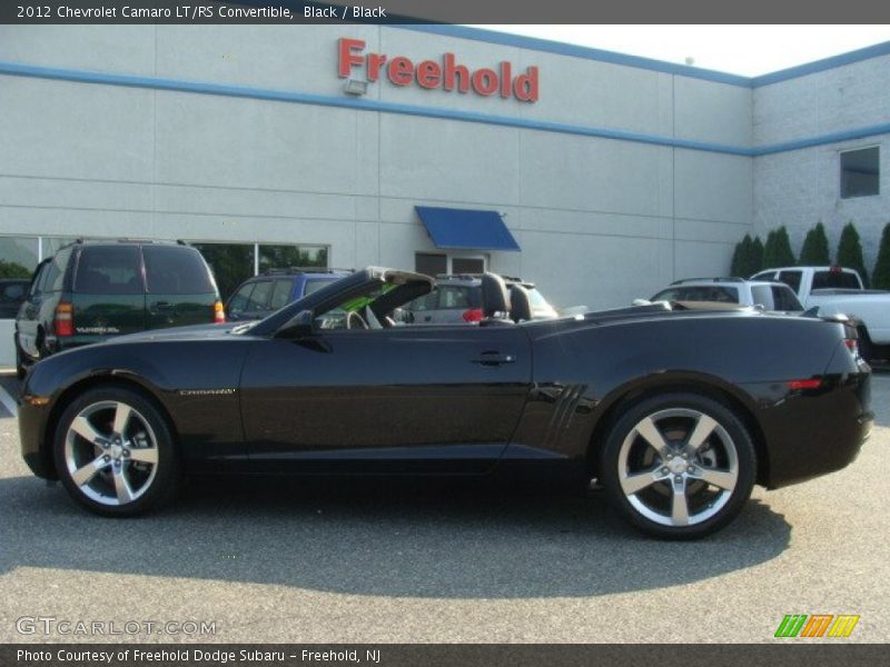 Black / Black 2012 Chevrolet Camaro LT/RS Convertible
