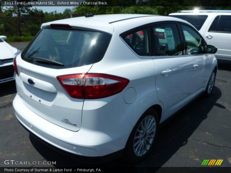 Oxford White / Charcoal Black 2013 Ford C-Max Hybrid SEL