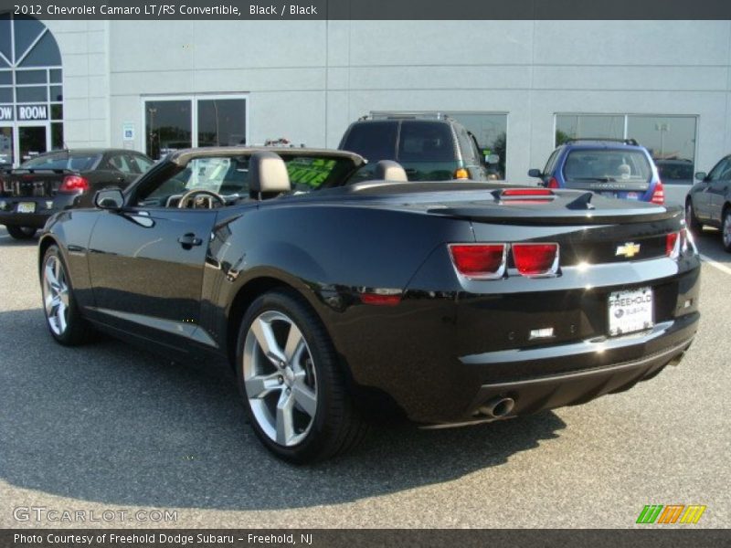 Black / Black 2012 Chevrolet Camaro LT/RS Convertible