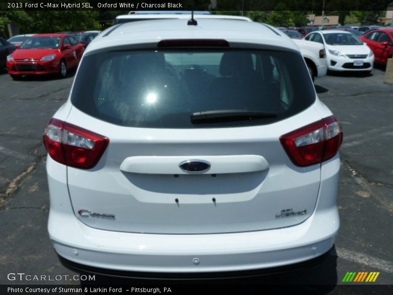 Oxford White / Charcoal Black 2013 Ford C-Max Hybrid SEL