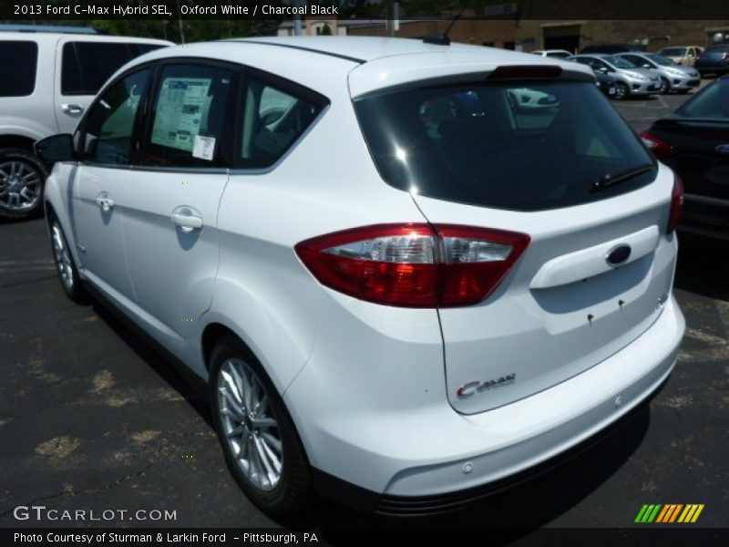 Oxford White / Charcoal Black 2013 Ford C-Max Hybrid SEL