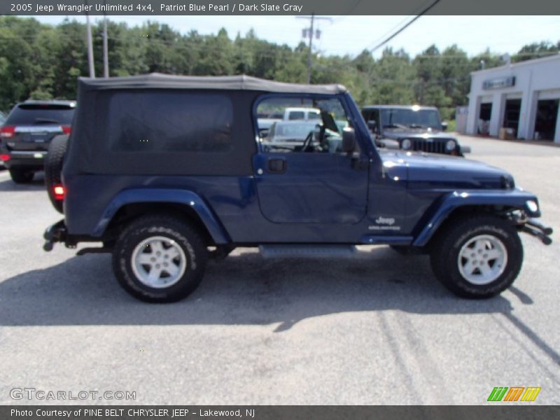 Patriot Blue Pearl / Dark Slate Gray 2005 Jeep Wrangler Unlimited 4x4