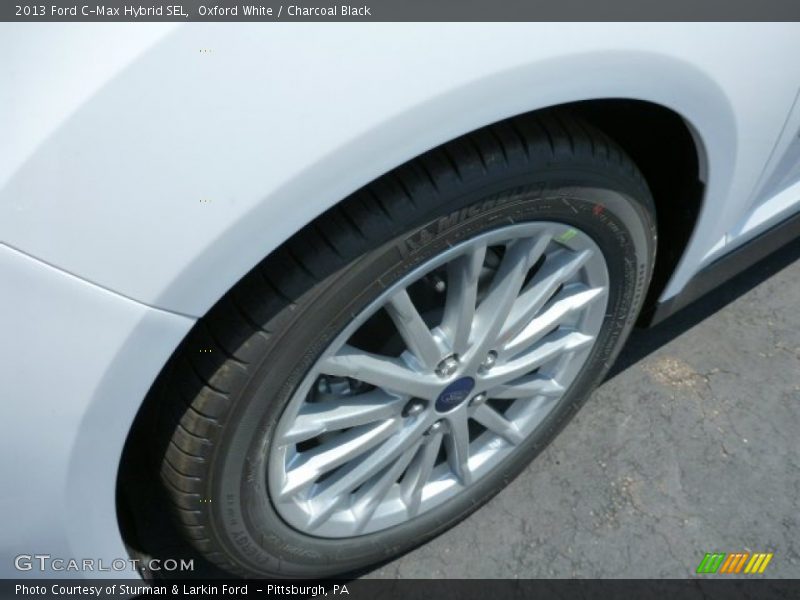 Oxford White / Charcoal Black 2013 Ford C-Max Hybrid SEL