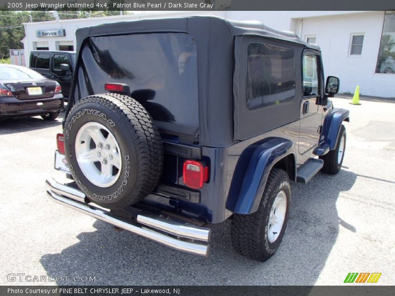 Patriot Blue Pearl / Dark Slate Gray 2005 Jeep Wrangler Unlimited 4x4