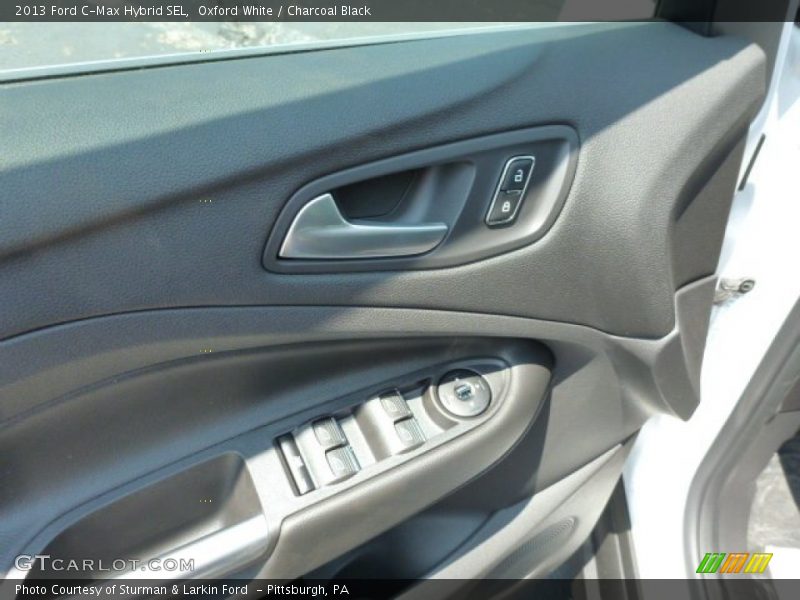 Oxford White / Charcoal Black 2013 Ford C-Max Hybrid SEL