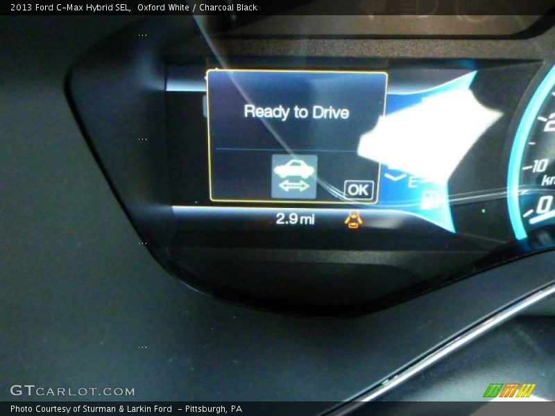 Oxford White / Charcoal Black 2013 Ford C-Max Hybrid SEL