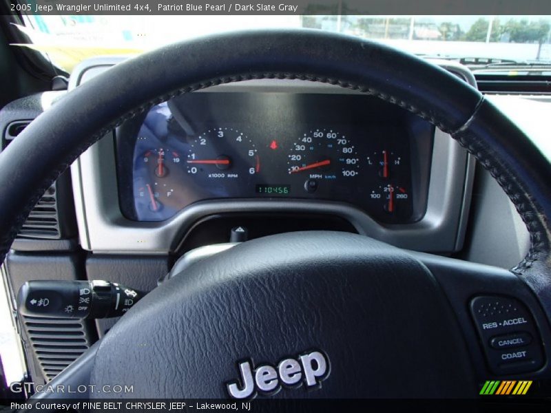 Patriot Blue Pearl / Dark Slate Gray 2005 Jeep Wrangler Unlimited 4x4