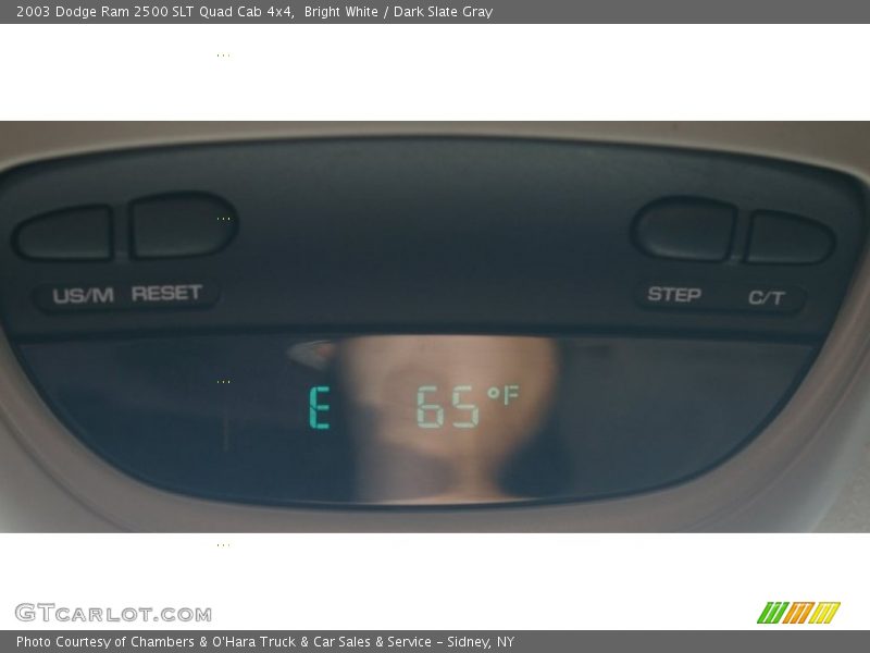 Bright White / Dark Slate Gray 2003 Dodge Ram 2500 SLT Quad Cab 4x4