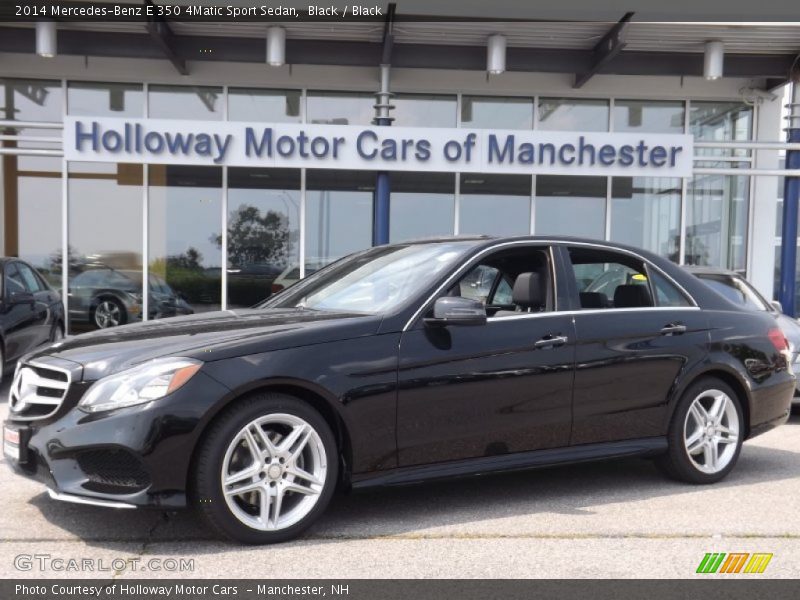 Black / Black 2014 Mercedes-Benz E 350 4Matic Sport Sedan