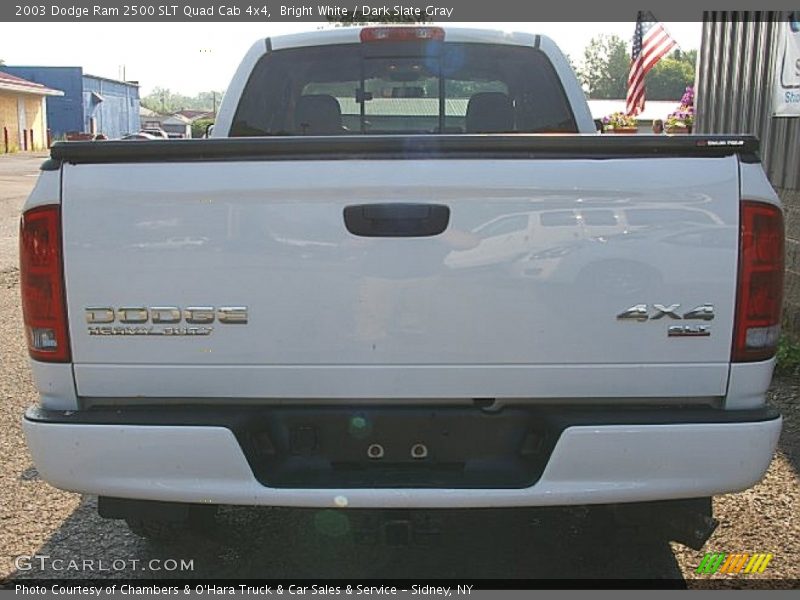 Bright White / Dark Slate Gray 2003 Dodge Ram 2500 SLT Quad Cab 4x4