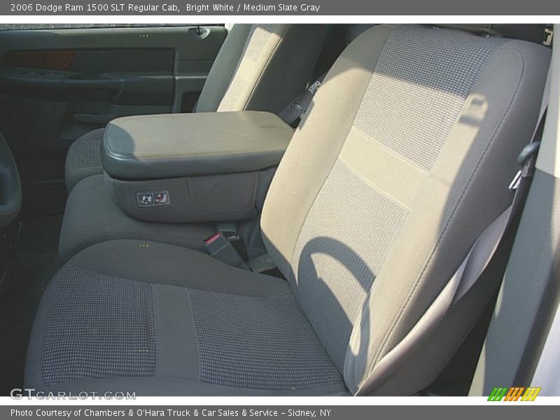 Bright White / Medium Slate Gray 2006 Dodge Ram 1500 SLT Regular Cab
