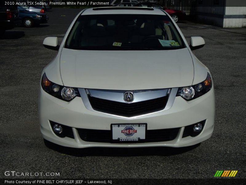 Premium White Pearl / Parchment 2010 Acura TSX Sedan