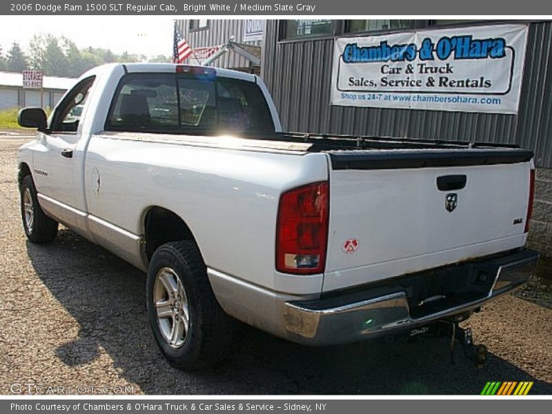 Bright White / Medium Slate Gray 2006 Dodge Ram 1500 SLT Regular Cab