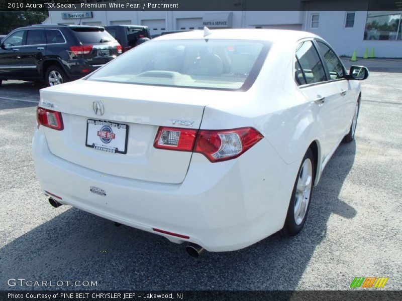Premium White Pearl / Parchment 2010 Acura TSX Sedan