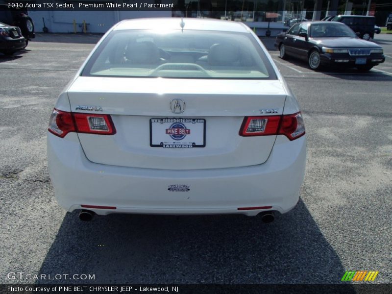Premium White Pearl / Parchment 2010 Acura TSX Sedan