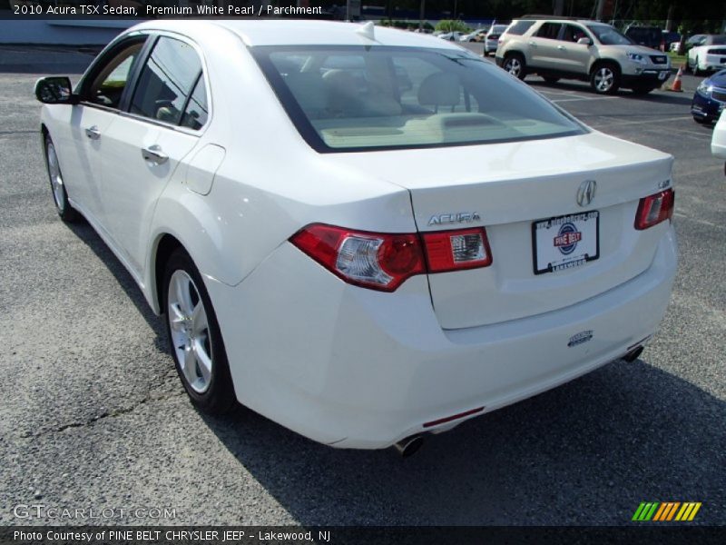 Premium White Pearl / Parchment 2010 Acura TSX Sedan