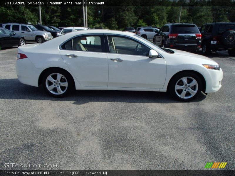 Premium White Pearl / Parchment 2010 Acura TSX Sedan