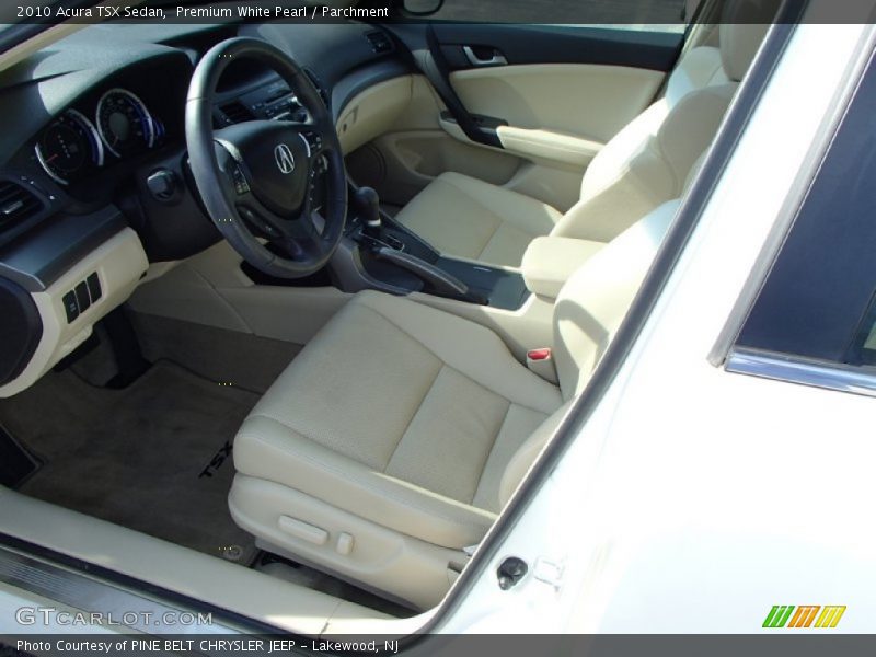 Premium White Pearl / Parchment 2010 Acura TSX Sedan