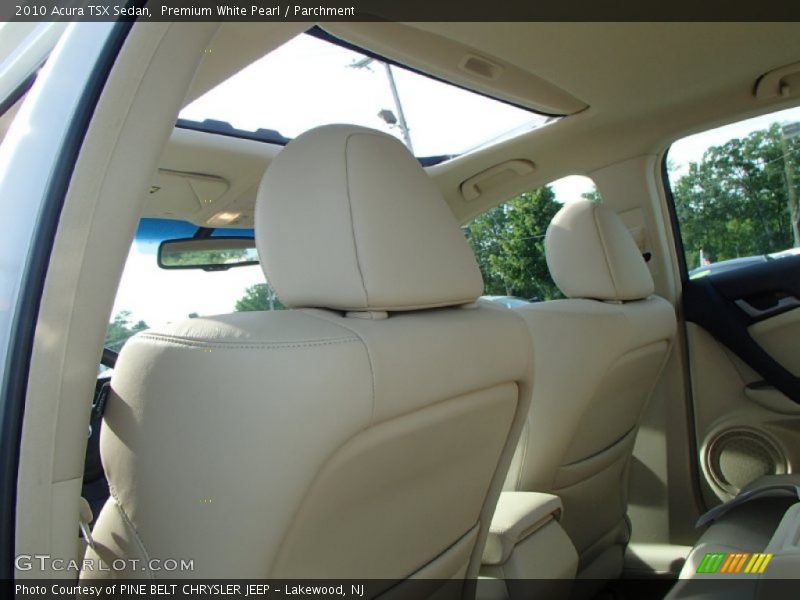 Premium White Pearl / Parchment 2010 Acura TSX Sedan