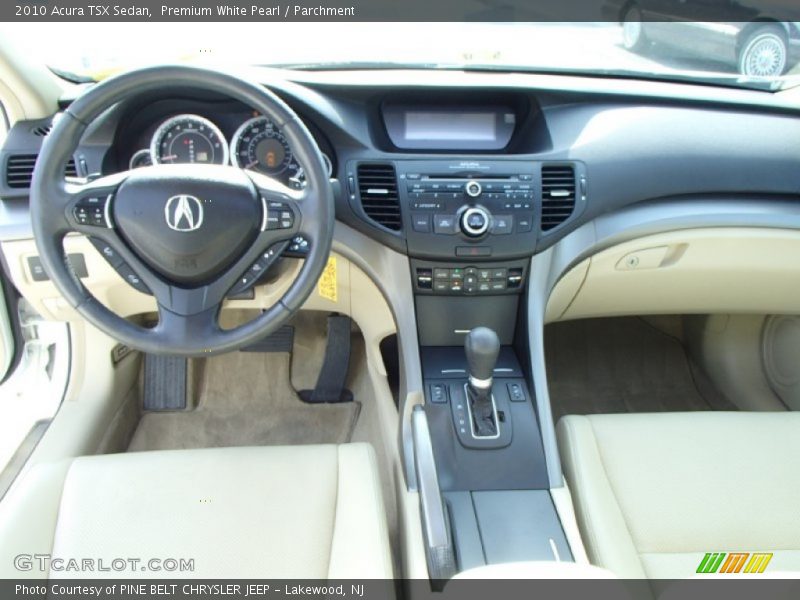 Premium White Pearl / Parchment 2010 Acura TSX Sedan