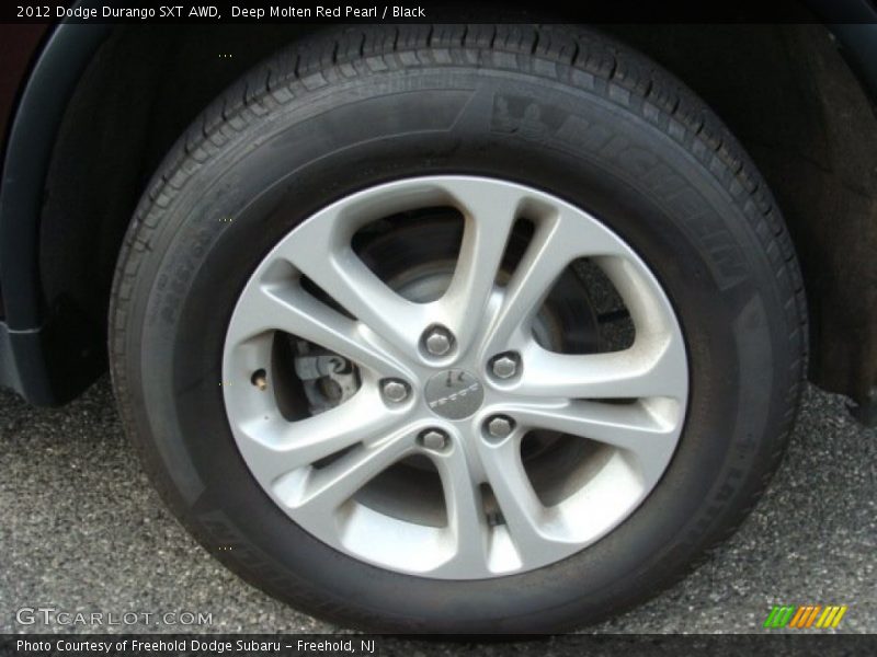 Deep Molten Red Pearl / Black 2012 Dodge Durango SXT AWD