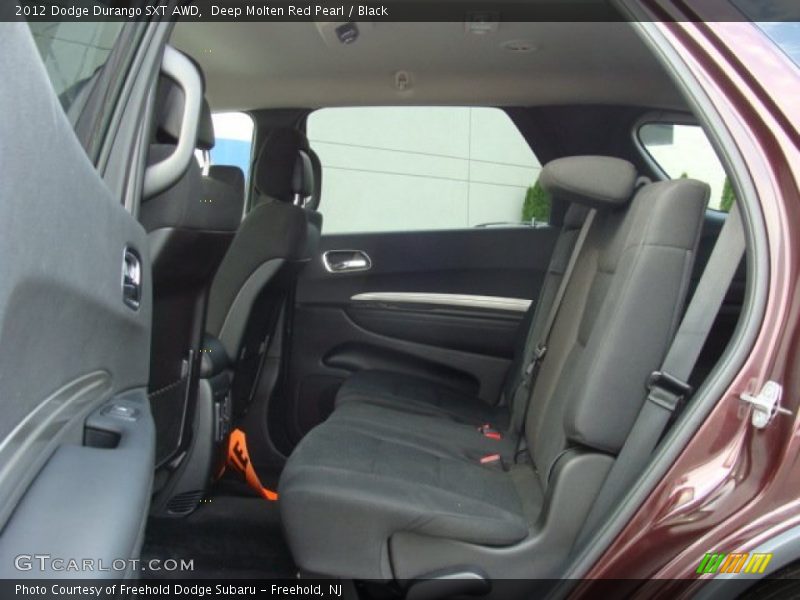Deep Molten Red Pearl / Black 2012 Dodge Durango SXT AWD