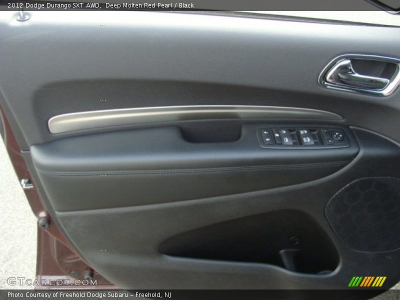 Deep Molten Red Pearl / Black 2012 Dodge Durango SXT AWD