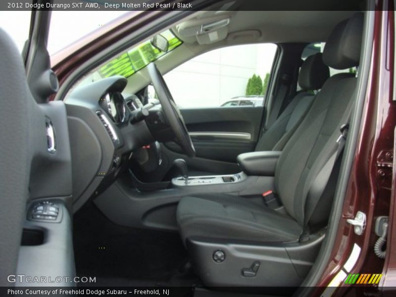 Deep Molten Red Pearl / Black 2012 Dodge Durango SXT AWD