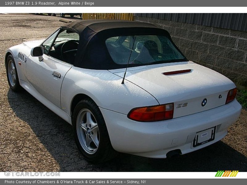 Alpine White / Beige 1997 BMW Z3 1.9 Roadster