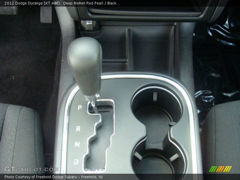 Deep Molten Red Pearl / Black 2012 Dodge Durango SXT AWD