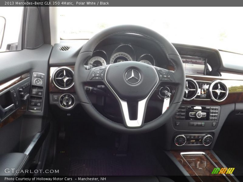 Polar White / Black 2013 Mercedes-Benz GLK 350 4Matic