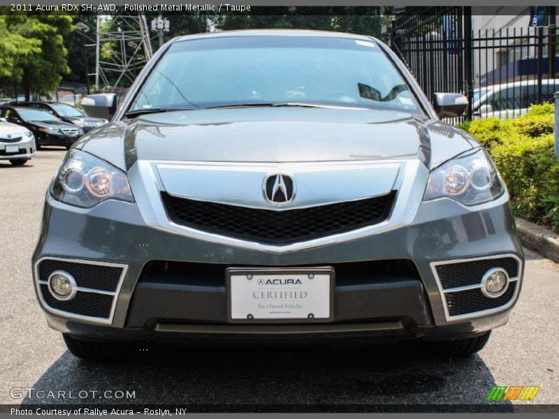 Polished Metal Metallic / Taupe 2011 Acura RDX SH-AWD