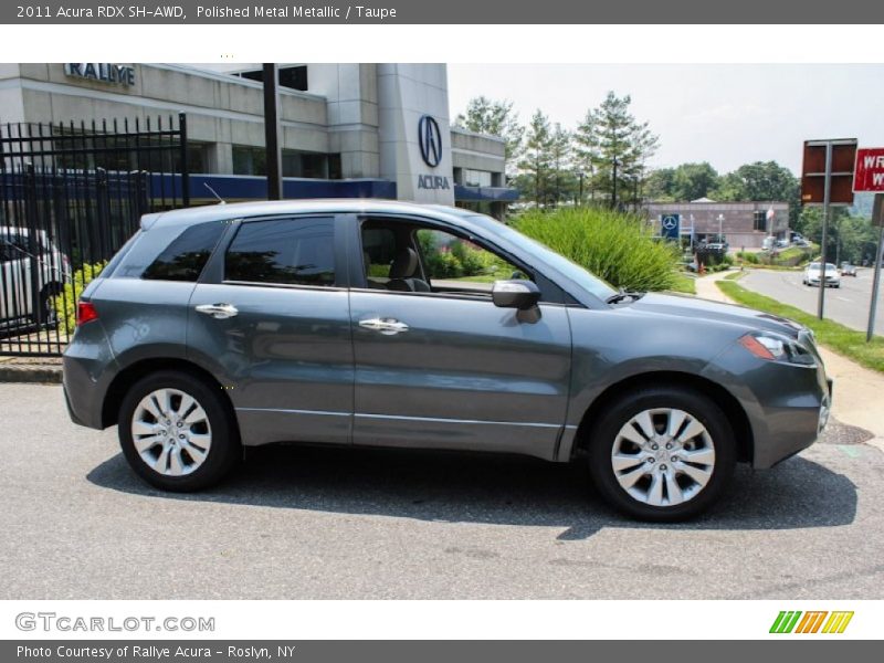 Polished Metal Metallic / Taupe 2011 Acura RDX SH-AWD
