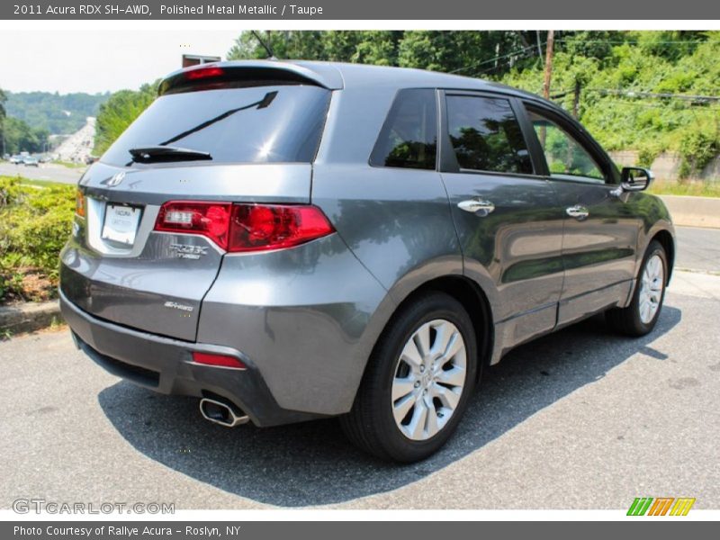 Polished Metal Metallic / Taupe 2011 Acura RDX SH-AWD
