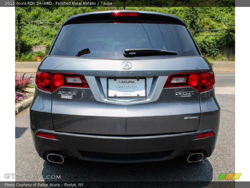 Polished Metal Metallic / Taupe 2011 Acura RDX SH-AWD