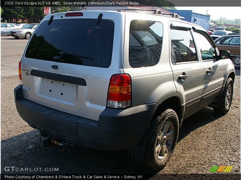 Silver Metallic / Medium/Dark Pebble Beige 2005 Ford Escape XLT V6 4WD