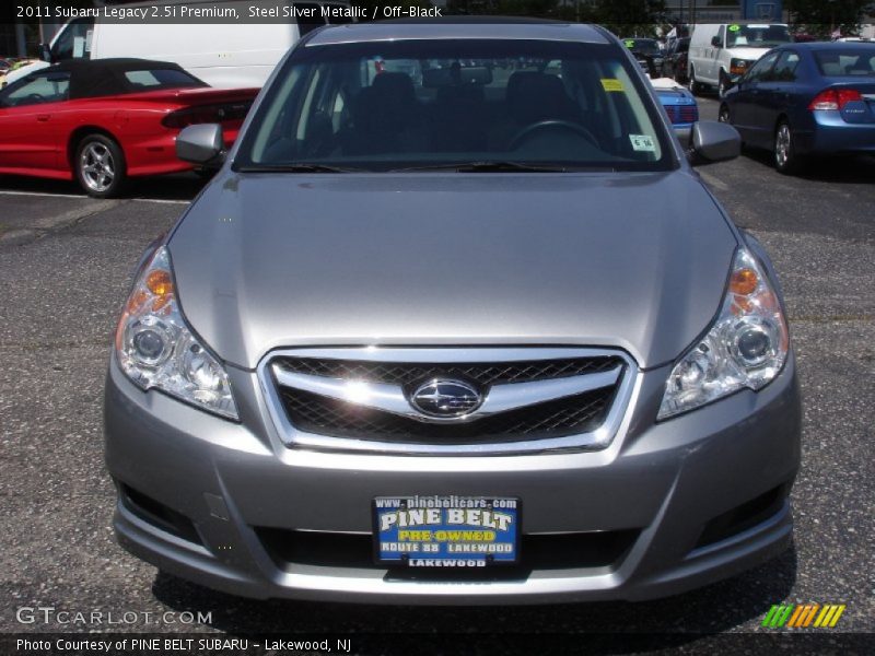 Steel Silver Metallic / Off-Black 2011 Subaru Legacy 2.5i Premium