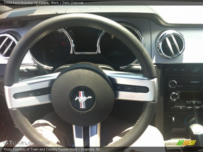 Black / Dark Charcoal 2009 Ford Mustang V6 Coupe
