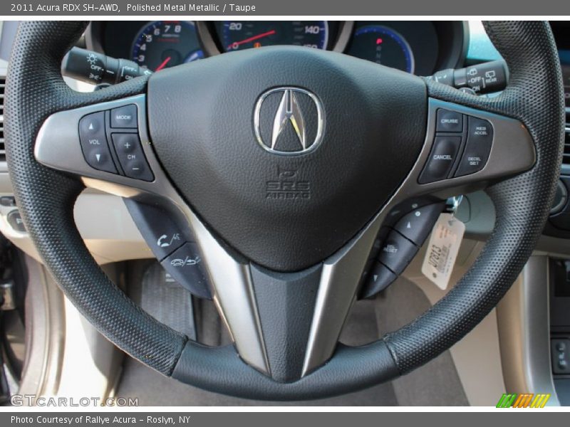 Polished Metal Metallic / Taupe 2011 Acura RDX SH-AWD