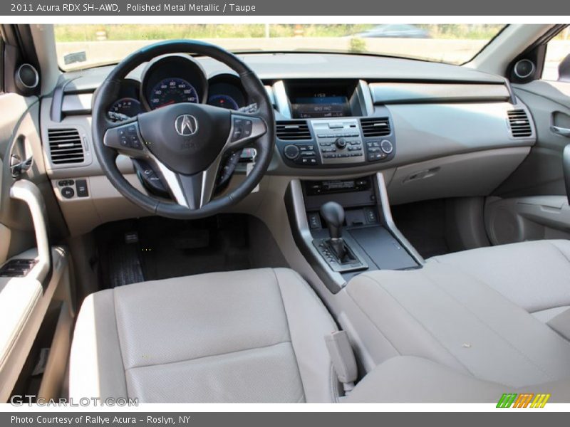 Polished Metal Metallic / Taupe 2011 Acura RDX SH-AWD