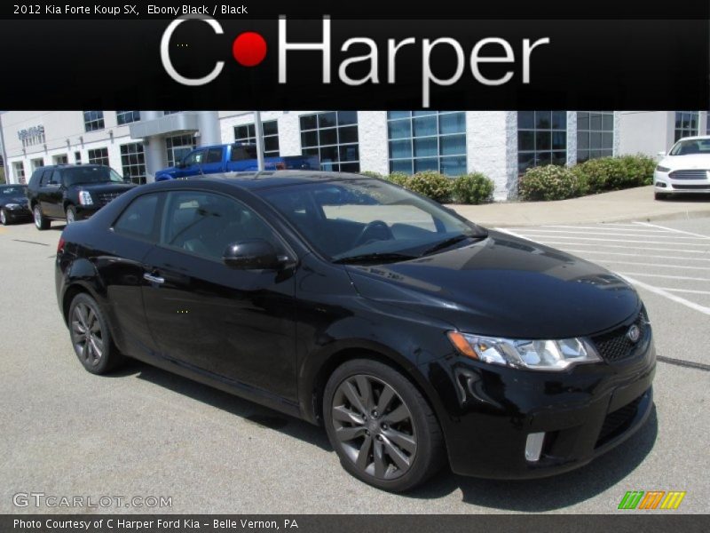 Ebony Black / Black 2012 Kia Forte Koup SX