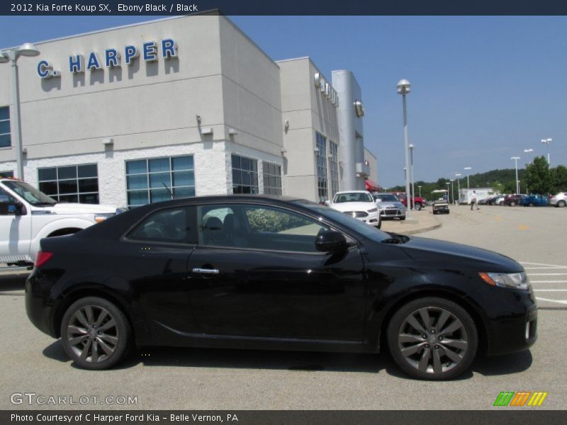 Ebony Black / Black 2012 Kia Forte Koup SX