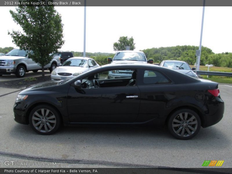 Ebony Black / Black 2012 Kia Forte Koup SX