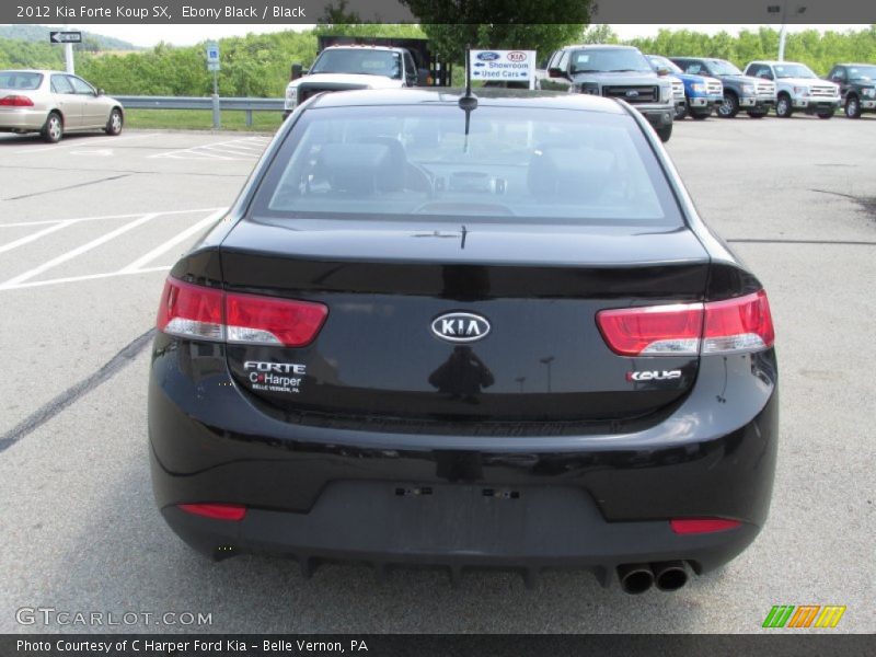 Ebony Black / Black 2012 Kia Forte Koup SX