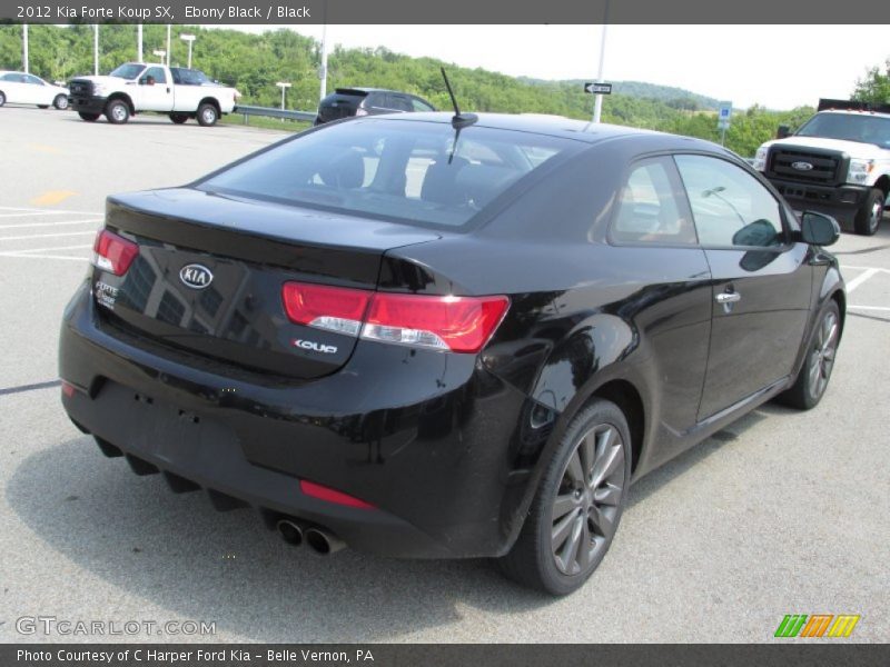 Ebony Black / Black 2012 Kia Forte Koup SX